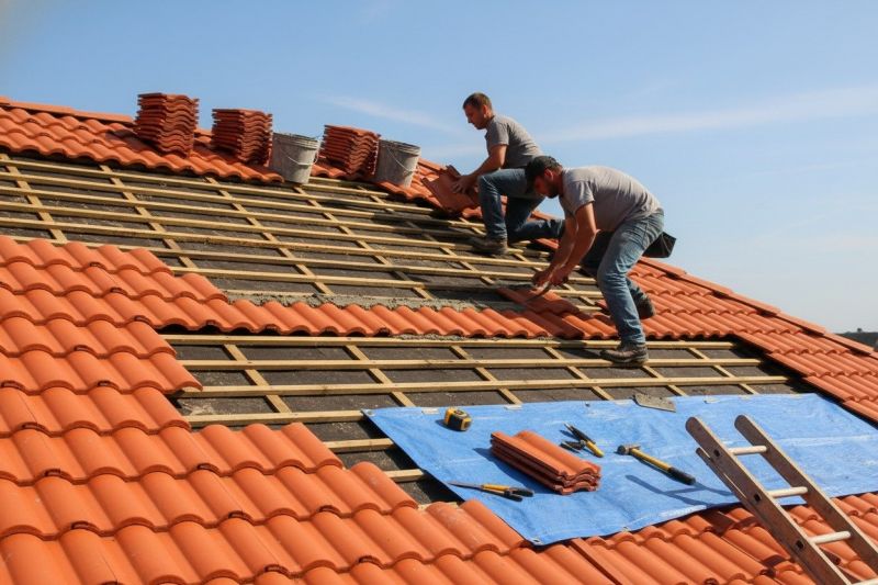 Barrel Tile Roof Installation